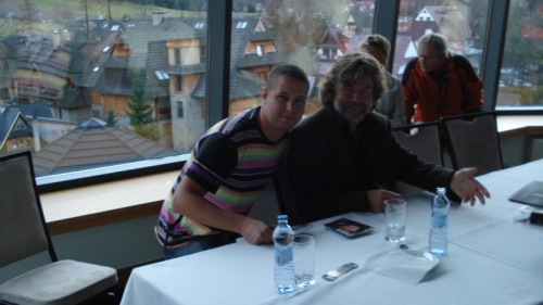 Reinhold Messner i prof.Kiełbasa :)